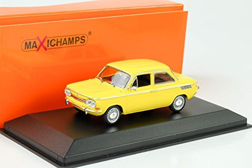 Minichamps 940015301 1967 NSU TT Modellspielzeug, gelb, Maßstab 1:43