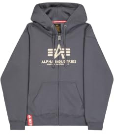 Alpha Industries Herren Alpha Industries Basic Zip Hoodie für Herren Kapuzenpullover (1er Pack)