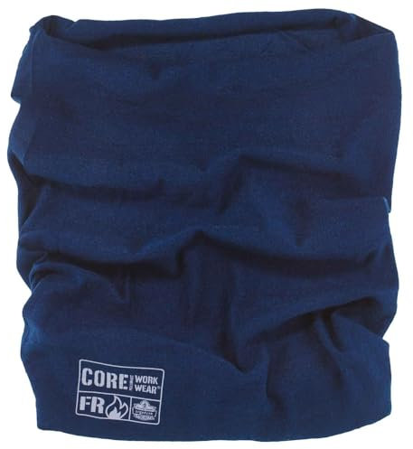 Ergodyne Flammbeständiges Multifunktionsschlauchtuch Work Wear 6486, Navy 42201 (Multituch Multifunktionstuch Tuch)