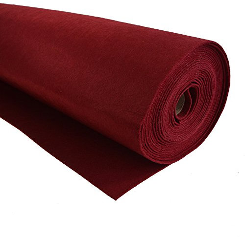 Bastelfilz 1m x 90cm x 3mm Meterware Dekofilz Taschenfilz Filzstoff 39 Farben