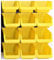 WallPeg Pegboard Bin Kit - Peg board Parts Storage Craft Organizer Basket 12 Bin Kit