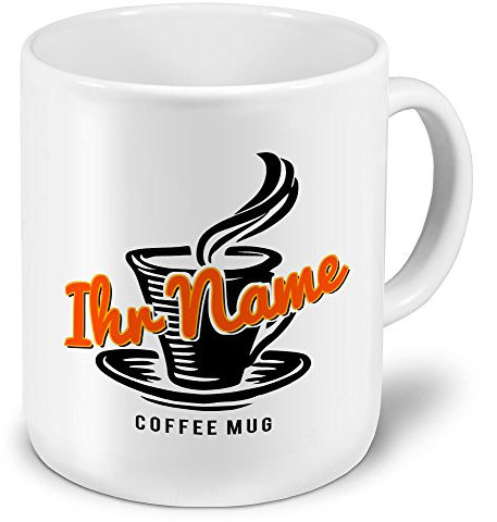 printplanet XXL Riesen-Tasse mit Namen personalisiert - Motiv Coffee-Mug - individuell gestalten - Namenstasse, Kaffeebecher, Becher, Mug