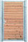Gartentor Holztor Tor Pforte Verzinkt Holzfüllung Quer 105cm x 160cm (BxH)