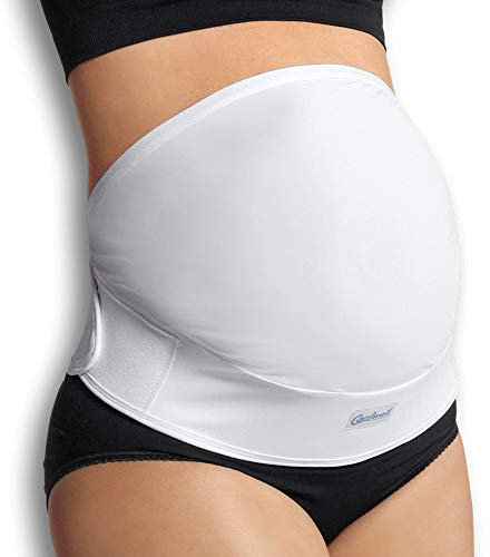 Carriwell Verstellbarer Schwangerschafts-Stützgürtel Deluxe | Elastischer, Atmungsaktiver Bauchgürtel | Linderung von Rückenschmerzen | Maximum Unterstützung | Komfortabel, Wächst mit Ihrem Bauch, S/M