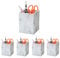 10 Pack Square Paper Pen Holder, Creative Desktop Office Stationery Storage Box Pencil Holder Organizer (Marble)