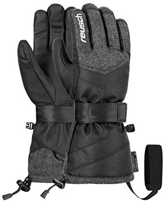 Reusch Baseplate R-TEX XT Manique Mixte, Noir/mélangé/argenté, 9