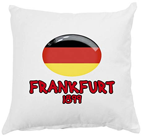 Tipolitografia Ghisleri Kissen Frankfurt 1899 Deutschland mit Kissenbezug 40 x 40 cm, Sofa 6 mit Füllung aus weichem Polyester