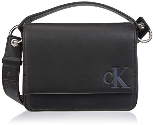 Calvin Klein Jeans Damen Sculpted Boxy TOP HANDLE20 Mono K60K610067 Crossovers, Schwarz (Black)