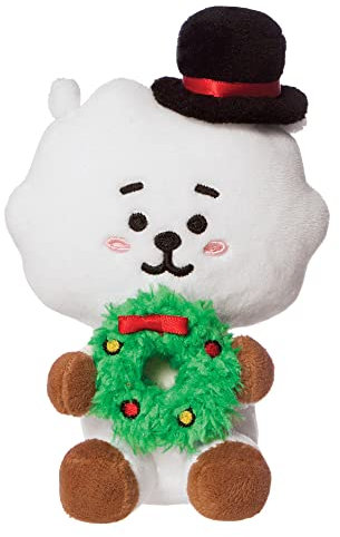 AURORA, 61490, BT21 Offizielle Waren RJ Winter, Plüschtiere, weiß und grün