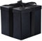 RUSPEPA Mittlere Geschenkbox Zum Geburtstag Mit Deckel, Schleife Und Seidenpapier, Faltbare Geschenkbox – 1 Stück, 23 X 23 X 23 cm, Schwarz