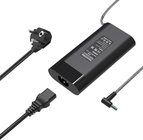 MiliPow 200W Netzteil Laptop Ladegerät 19,5V 10,3A AC Adapter Ersatz für HP Omen 15/17, HP ZBook 17 G5 Serie, HP Laptop 15-dc0000 Serie, HP Pavilion Gaming 15/17, L00818-850, TPN-DA10 (4,5x3mm)