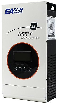 POWLAND 80A Solar Laderegler, MPPT Solarladeregler 12V 24V 36V 48V Auto, Intelligenter Laderegler, Unterstützung einer breiten Palette von Blei-Säure-, Lithium-Ionen- und benutzerdefinierten Batterien