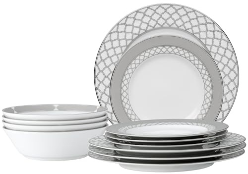 Noritake Eternal Palace 12-teiliges Geschirrset, Service für 4