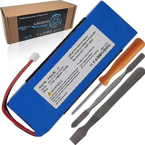 LAQUEENA 5542110P 6000mAh Battery Compatible with JBL Pulse 2 3 Waterproof Bluetooth Speaker with Tools Battery Part NO Pulse2 Pulse3 JMP200SL