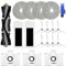 19 Pièces Accessoires de Rechange pour ECOVACS DEEBOT T20 Omni, Détachées pour Aspirateur Robot, 1 Brosse Rouleau, 8 Brosses Latérales, 2 Filtres HEPA, 4 Lingettes, 3 Sac à Poussière, 1 Petite Brosse
