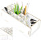 clipfritz - Stifte Organizer aus Holz in Weiß (ca.14x32cm) - Aufbewahrung und Ordnung für Schreibtisch - Stiftehalter für Kinder und Erwachsene - Stiftebox/Stiftebehälter für Büro und Homeoffice