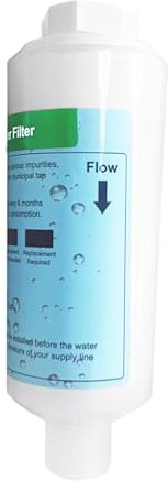 Filtre à eau pour siège de bidet électronique, filetage de filtration 1,27 cm, dure jusqu'à 6 mois