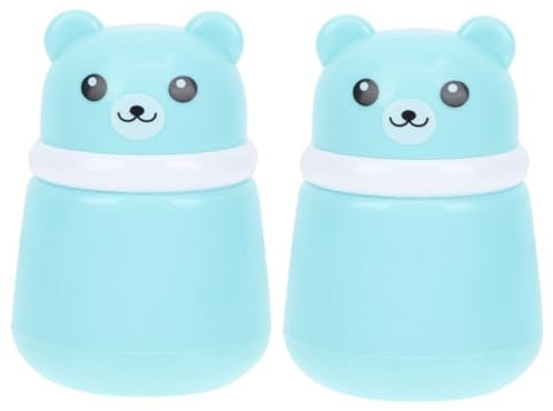 UPKOCH 2St Puderquaste für Babypuder Kosmetikbehälter für die Reise puder dose Babypuder-Box Behälter für Babypuder Babypuderetui Hautpflege Körperpuder Lieferungen Kind