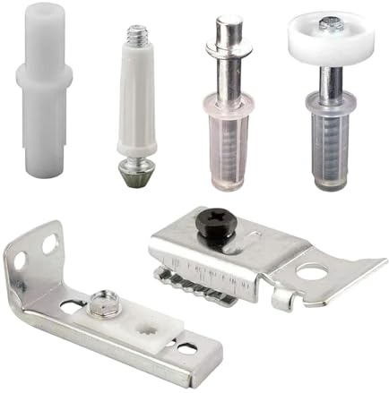 LOVIVER Ensemble de Quincaillerie pour Porte Pliante, de Réparation de Porte pour Porte de Grange Pliante