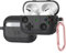 AirPods (3. Generation) Hülle, AirPods 3 Case Cover, aus Flüssigsilikon – Spielgriff-Design, Schutzhülle mit Roségold Karabiner, rutschfest, Waschbar, Anti-Fingerabdruck(Dunkelgrau)