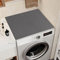 Highdi Housse de Protection pour Machine à Laver Top, Monochrome Coussin de Machine à Laver Antidérapant Housse de Machine à Laver pour Machine à Laver Ou Sèche-Linge (Gris,60x90cm)