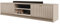 Mirjan24 TV Schrank Tireno 2K, Fernsehschrank, B:180 x H:40 x T:40 cm, TV Lowboard mit geriffelte Fronten, Fernsehtisch, TV Tisch, Unterschrank, TV Board, Schrank, TV Bank (Sandbeige)