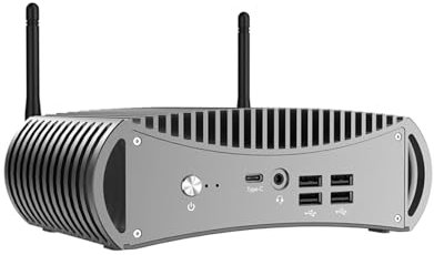 CYMINILMDPC Mini PC I7-1255U Gaming PC senza ventola (fino a 4,7GHz, 10C12T, 12M Cache3) Computer Desktop 4K Dual HD Win 11 HTPC WiFi6 BT5.2