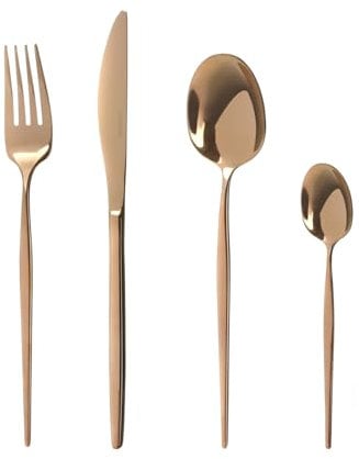 Set 24 posate champagne Royal in acciaio inox