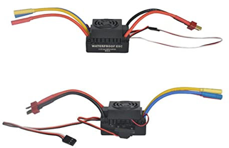 Uonlytech 60a Bürstenloser Regler für Rc 1: 10 Auto und LKW Schwarz