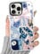 Phoona Bow Pattern Phone Case for iPhone 16 15 14 Plus 13 12 Mini 11 Pro XS Max X XR 8 7 SE 2022, Cute Aesthetics Design with Clear Transparent Protective Cover for Women Girls, 08