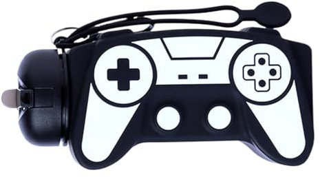 Gamepad-Shaped Water Bottle, Gamer-Themed Water Bottle, Game Handle Sports Bottle, Controller-Inspired Water Bottle, Unique Controller Water Bottle, Video Game Water Bottle, Game Console Handle Bottle