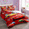 3PCS Car Bedding Set, Car Bettwäsche, Car Bettbezug Mit Aufdruck 135x200 cm + Car Kissenbezug 80 X 80 cm, Dreiteiliges Bedrucktes Kinderset, Kinderbettwäsche