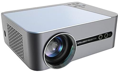 [Buit-in Apps & Auto Focus & Keystone] Smart Projector 25000 Lumen Native 1080P Full HD Support 4K, WiFi 6 & Bluetooth, Auto Keystone & Focus, Outdoor Home Cinema Projector for Laptop, PC, Smartphone