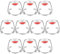 Kueohse Swing Top Lot de 10 bouchons de bouteille en verre à rabat pour bouteille de style bouteille de soda, brassage maison