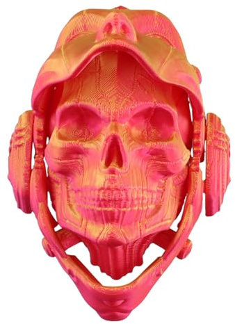 Bosiyrggrl 3D Printing Deformation Skull Model Tabletop Ornaments 3D Printed Skeleton Decoration Stress Relief Toy E