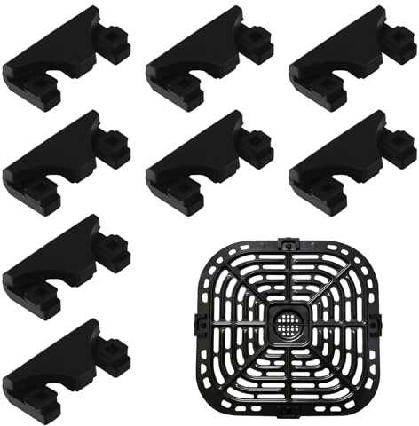 8 PCS Silicone Air Fryer Rubber Feet Anti-slip Protective Bumpers Durable Replacement Parts for Instant Vortex Plus Air Fryers Kitchen Gadgets