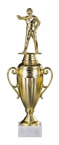 RaRu Großer Schützen-Pokal (Verschiedene Figuren wählbar) mit Wunschgravur (Gewehr Herren)