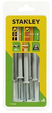 STANLEY Kit de 8 chevilles a frapper ø 8x100 mm STF39008-XJ