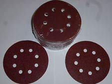 120 Stk. Haft- Schleifscheiben Ø 115 mm für Exzenterschleifer Mix Korn 40-60-80-120-180-240