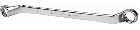STIER Doppelringschlüssel tief gekröpft SW 21 x 22 mm, Ringschlüssel