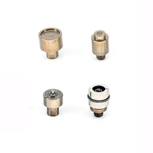 Trimming Shop 15mm Grand Anneau Boutons-Pression Fixation Matrices Set Compatible pour Zyt Pince, Outils pour Boutons Pression, Tissu Réparation,Cuir Artisanat, Pièce de Rechange