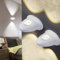 Doppelkopf LED Wandlampe 10W 3 Dimmbares Nachtlicht Wandleuchte Bar Veranda Wanddekor Deckenleuchte (2 pack)