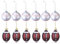 PRETYZOOM 12 Stücke Baumkugeln Weihnachtsbaumkugeln Christbaumkugeln Basketball Fußball Weihnachtskugeln Christbaumanhänger Weihnachtsbaum Anhänger Weihnachtsdeko Kugeln für Xmas Deko