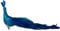 Teal Blue Peacock Clip On Craft Birds - Christmas Tree Decorations (Set of 2)
