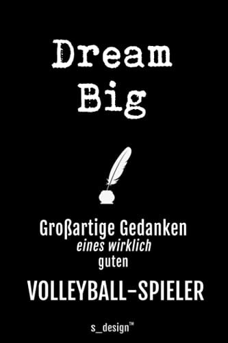 Notizbuch für Volleyball-Spieler / Volleyballer: Originelle Geschenk-Idee [120 Seiten liniertes blanko Papier]