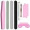 8 in 1 Professionelle Nail Art Tools Set, Nagelbürste Nageltrenner Nagelfeilen Nagelschaber Nagelhautgabel Schieber Maniküre Werkzeuge