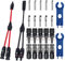 GTIWUNG 1 par Rama Y Conectores Adaptador M/F/F y M/M/F Y2-1 Conectores de Derivación Y Forma Conectores Solar Fotovoltaicos, Macho/Hembra Solar Panel Cable Conector Impermeable