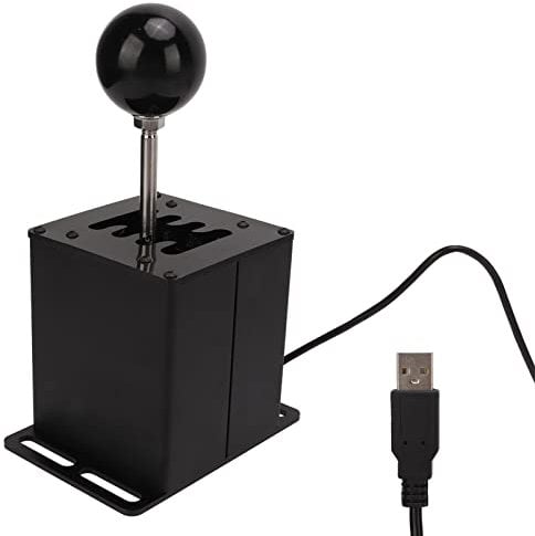 CHICIRIS Rennspiel-Schalthebel, 8-Gang-PC-USB-Simulationsspiel H-Schalthebel-Mikroschaltersensor für Logitech G29 G27 GT-Rennspiele