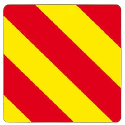 AMA Pannello retroriflettente segnalatore Attrezzature agricole 423x423mm