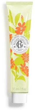 Roger & Gallet Fleur d'Osmanthus Wohltuende Handcreme 30ml für geschmeidige Hände mit pflegender Karitébutter und Süßmandelöl sowie belebendem Duft der Mandarine und Osmanthus für tägliche Pflege.